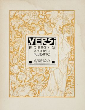  Rubino Antonio : Versi e disegni.  - Asta Grafica & Libri - Libreria Antiquaria Gonnelli - Casa d'Aste - Gonnelli Casa d'Aste