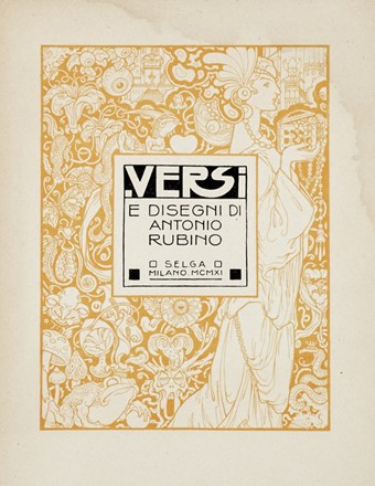  Rubino Antonio : Versi e disegni.  - Auction Graphics & Books - Libreria Antiquaria Gonnelli - Casa d'Aste - Gonnelli Casa d'Aste