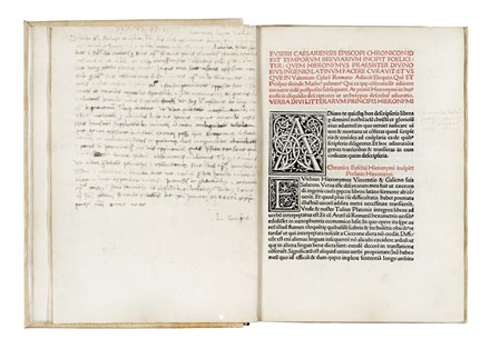  Eusebius Caesariensis : Chronicon.  - Asta Grafica & Libri - Libreria Antiquaria Gonnelli - Casa d'Aste - Gonnelli Casa d'Aste