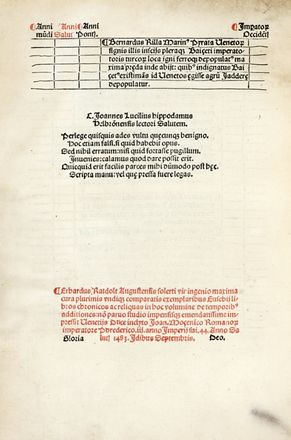  Eusebius Caesariensis : Chronicon. Incunabolo, Collezionismo e Bibliografia  - Auction Graphics & Books - Libreria Antiquaria Gonnelli - Casa d'Aste - Gonnelli Casa d'Aste