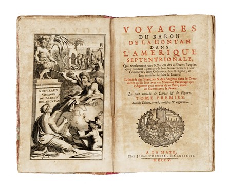  Lahontan Louis Armand : Voyages du baron de La Hontan dans l'Amerique septentrionale qui contiennent une rlation des differens peuples qui y habitent [...] Tome premiere (-second). Geografia e viaggi, Americana, Figurato, Storia, Diritto e Politica, Collezionismo e Bibliografia  - Auction Graphics & Books - Libreria Antiquaria Gonnelli - Casa d'Aste - Gonnelli Casa d'Aste