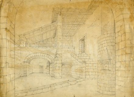  Luigi Bechi  (Firenze, 1830 - 1919) : 2 bozzetti su 1 foglio.  - Auction Graphics & Books - Libreria Antiquaria Gonnelli - Casa d'Aste - Gonnelli Casa d'Aste