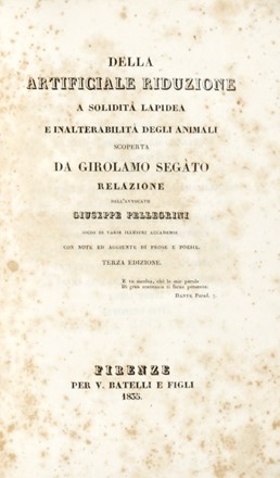 Lemery Nicolas : Trattato dell'antimonio che contiene l'analisi chimica di questo minerale, ed una raccolta di gran numero di operazioni...  Selvaggio Canturani, Giuseppe Pellegrini, Edmond Lèonce Hiffelsheim  - Asta Grafica & Libri - Libreria Antiquaria Gonnelli - Casa d'Aste - Gonnelli Casa d'Aste