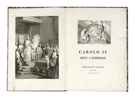  Ridolfi Bernardino : In Funere Caroli III Hispanar. Regis Catholici Oratio habita in Sacello Pontificio a Bernardino Ridolfi Sanctiss. D. N. Pii Sexti intimo cubiculario Canonico vaticano, iudice et auditore generali Sac. Congr. rev. fabricae S. Petri de urbe. Letteratura italiana, Biografia, Storia, Letteratura, Storia, Diritto e Politica, Storia, Diritto e Politica  Giovanni Volpato  (Bassano del Grappa, 1735 - Roma, 1803), Stefano Tofanelli, Raffaello Morghen  (1761 - 1833), Francesco Becattini  - Auction Graphics & Books - Libreria Antiquaria Gonnelli - Casa d'Aste - Gonnelli Casa d'Aste