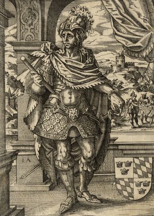  Jost Amman  (Zurigo, 1539 - Norimberga, 1591) : Cinque tavole da Genuinae Icones  [..]