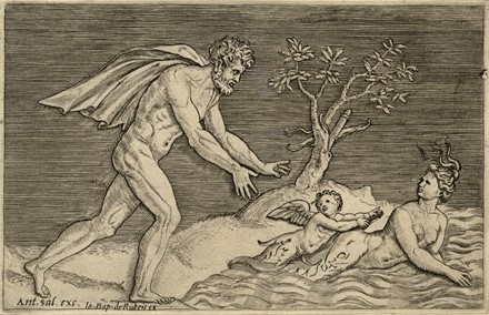  Marco Dente  (Ravenna (?),,  - Roma,, 1527) : Antichi bassorilievi.  - Asta Grafica & Libri - Libreria Antiquaria Gonnelli - Casa d'Aste - Gonnelli Casa d'Aste