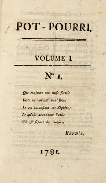 Pot-pourri. Volume I (-IV).  - Auction Graphics & Books - Libreria Antiquaria Gonnelli - Casa d'Aste - Gonnelli Casa d'Aste