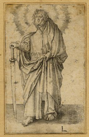  Lucas Van Leyden  (Leyden, 1494 - 1533) : San Pietro / San Bartolomeo / San Simone.  - Asta Grafica & Libri - Libreria Antiquaria Gonnelli - Casa d'Aste - Gonnelli Casa d'Aste