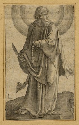  Lucas Van Leyden  (Leyden, 1494 - 1533) : San Pietro / San Bartolomeo / San Simone.  - Auction Graphics & Books - Libreria Antiquaria Gonnelli - Casa d'Aste - Gonnelli Casa d'Aste