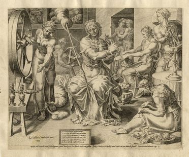  Dirk Volkertsz Coornhert  (Amsterdam, 1522 - Gouda, 1590) : Elogio della moglie virtuosa.  - Auction Graphics & Books - Libreria Antiquaria Gonnelli - Casa d'Aste - Gonnelli Casa d'Aste