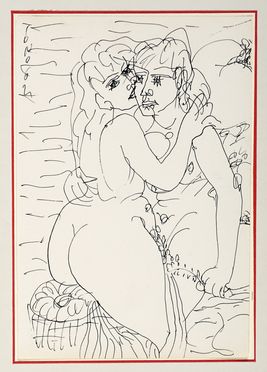  Tono Zancanaro  (Padova, 1906 - 1985) : Nudi femminili.  - Auction Graphics & Books - Libreria Antiquaria Gonnelli - Casa d'Aste - Gonnelli Casa d'Aste