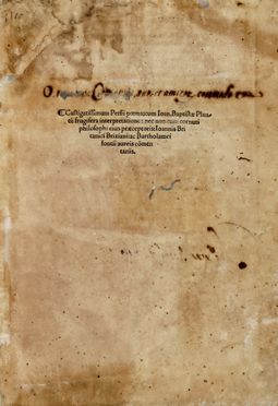  Persius Flaccus Aulus : Castigatissimum Persii poema... Classici, Letteratura  - Auction Graphics & Books - Libreria Antiquaria Gonnelli - Casa d'Aste - Gonnelli Casa d'Aste