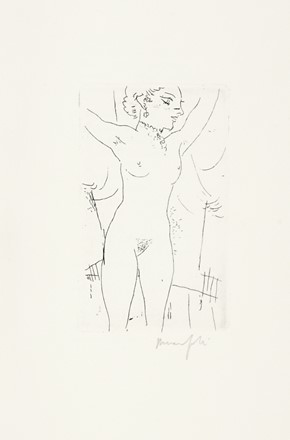  Castellani Leonardo : Donne donne così sia. Dieci disegni figurativi dell'autore, un'acquaforte di Arnuoldo Ciarrocchi e una di Alberto Manfredi. Libro d'Artista, Collezionismo e Bibliografia  Alberto Manfredi  (Reggio Emilia, 1930 - 2001), Arnoldo Ciarrocchi  (Civitanova Marche, 1916 - 2004)  - Auction Graphics & Books - Libreria Antiquaria Gonnelli - Casa d'Aste - Gonnelli Casa d'Aste