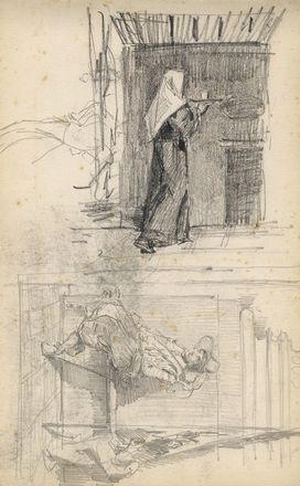  Anonimo del XIX secolo : Lotto composto di 4 album di disegni.  - Auction Graphics & Books - Libreria Antiquaria Gonnelli - Casa d'Aste - Gonnelli Casa d'Aste