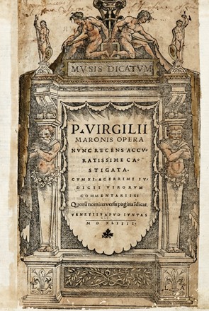  Vergilius Maro Publius : Opera nunc recens accuratissime castigata. Classici, Letteratura, Figurato, Letteratura, Collezionismo e Bibliografia  - Auction Graphics & Books - Libreria Antiquaria Gonnelli - Casa d'Aste - Gonnelli Casa d'Aste