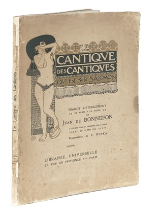  Bonnefon Jean : Le cantique des cantiques qui est su Salomon [...]. Illustrations de F. Kupka. Figurato, Letteratura francese, Teatro, Collezionismo e Bibliografia, Letteratura, Musica, Teatro, Spettacolo  Frantisek Kupka  (Opocno, 1871 - Puteaux, 1957)  - Auction Graphics & Books - Libreria Antiquaria Gonnelli - Casa d'Aste - Gonnelli Casa d'Aste