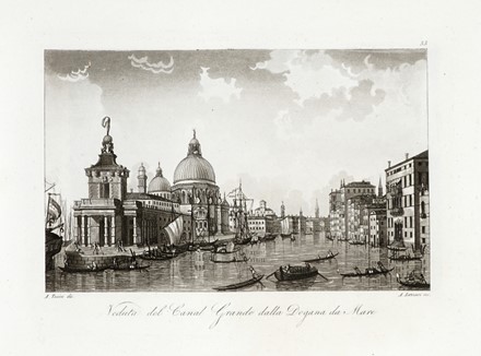  Lazzari Antonio : [Vedute prospettiche degli interni de' migliori Tempj e delle situazioni piu? pittoresche della città di Venezia].  Andrea Tosini  - Asta Grafica & Libri - Libreria Antiquaria Gonnelli - Casa d'Aste - Gonnelli Casa d'Aste