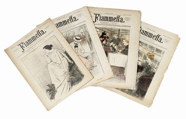 Fiammetta. Ebdomadario illustrato (-tutto il pubblicato del 1896). Periodici e Riviste  - Auction Graphics & Books - Libreria Antiquaria Gonnelli - Casa d'Aste - Gonnelli Casa d'Aste