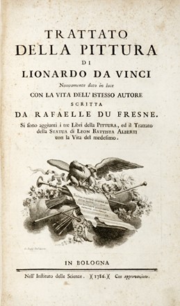  Leonardo da Vinci : Trattato della pittura [...] Si sono aggiunti i tre Libri della pittura, ed il Trattato della statua di Leon Battista Alberti con la Vita del medesimo. Arte  Leon Battista Alberti  - Auction Graphics & Books - Libreria Antiquaria Gonnelli - Casa d'Aste - Gonnelli Casa d'Aste