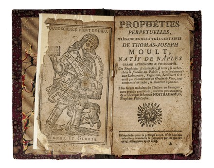  Moult Thomas-Joseph : Prophties perptuelles trs-anciennes & trs certaines. Profezie, Occultismo, Religione  - Auction Graphics & Books - Libreria Antiquaria Gonnelli - Casa d'Aste - Gonnelli Casa d'Aste