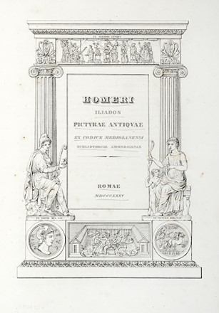  Homerus : Homeri Iliados picturae antiquae ex codice Mediolanensi Bibliothecae Ambrosianae. Letteratura classica, Figurato, Letteratura, Collezionismo e Bibliografia  Publius Vergilius Maro, Angelo Mai  (1782 - 1854)  - Auction Graphics & Books - Libreria Antiquaria Gonnelli - Casa d'Aste - Gonnelli Casa d'Aste