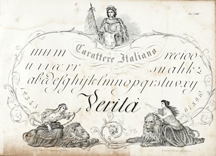  Piangerelli Giovanni : La calligrafia sulle norme del buon gusto. Calligrafia, Arte  - Auction Graphics & Books - Libreria Antiquaria Gonnelli - Casa d'Aste - Gonnelli Casa d'Aste