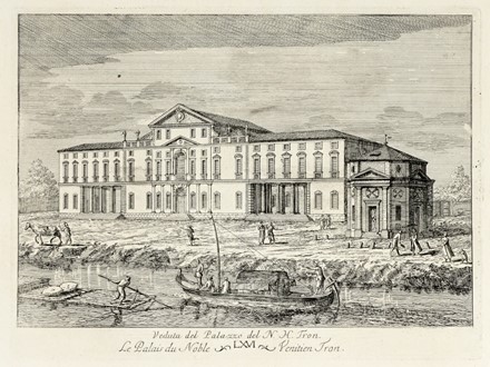  Giovanni Francesco (Gianfrancesco) Costa  (Venezia, 1711 - 1772) : Diciassette tavole da Delle delicie del fiume Brenta espresse ne'palazzi e casini situati sopra sue sponde dalla sboccatura nella laguna di Venezia fino alla citta di Padova...  - Auction Graphics & Books - Libreria Antiquaria Gonnelli - Casa d'Aste - Gonnelli Casa d'Aste