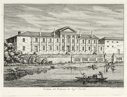  Giovanni Francesco (Gianfrancesco) Costa  (Venezia, 1711 - 1772) : Diciassette tavole da Delle delicie del fiume Brenta espresse ne'palazzi e casini situati sopra sue sponde dalla sboccatura nella laguna di Venezia fino alla citta di Padova...  - Auction Graphics & Books - Libreria Antiquaria Gonnelli - Casa d'Aste - Gonnelli Casa d'Aste