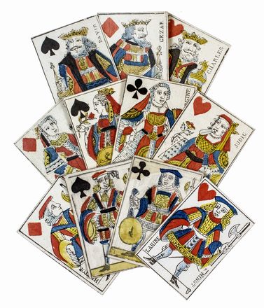 French school, 18th century : Undici carte da gioco.  - Auction Graphics & Books - Libreria Antiquaria Gonnelli - Casa d'Aste - Gonnelli Casa d'Aste