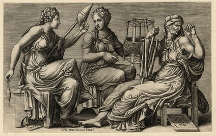  Autori vari : Lotto di quattro incisioni di autori del XVI secolo.  - Auction Graphics  [..]