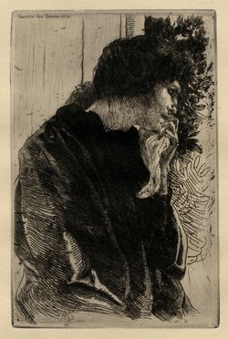  Paul Albert Besnard  (Parigi, 1849 - 1934) : Trois femmes voilées.  - Auction Graphics & Books - Libreria Antiquaria Gonnelli - Casa d'Aste - Gonnelli Casa d'Aste
