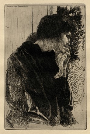  Paul Albert Besnard  (Parigi, 1849 - 1934) : Trois femmes voilées.  - Asta Grafica & Libri - Libreria Antiquaria Gonnelli - Casa d'Aste - Gonnelli Casa d'Aste