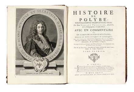  Polybius : Histoire [...] nouvellement traduit du grec par Dom Vincent Thuillier [...]. Tome premier (-sixième). Storia, Militaria, Classici, Storia, Diritto e Politica, Storia, Diritto e Politica, Letteratura  Vincent Thuillier, Jean Charles Folard de  - Auction Graphics & Books - Libreria Antiquaria Gonnelli - Casa d'Aste - Gonnelli Casa d'Aste