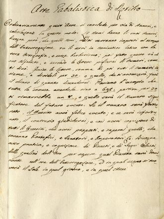  Benincasa Rutilio : Istruzioni straordinarie metaforiche a ca/pacità umana per li numeri del Lotto  - Asta Grafica & Libri - Libreria Antiquaria Gonnelli - Casa d'Aste - Gonnelli Casa d'Aste