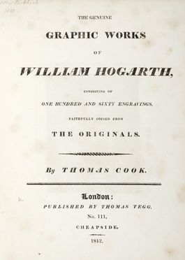  Finden Edward Francis : Findens' tableaux of national character, beauty, and costume [...] Vol. I (-II).  Thomas Cook, William Finden, William Hogarth  (Londra, 1697 - 1764)  - Asta Grafica & Libri - Libreria Antiquaria Gonnelli - Casa d'Aste - Gonnelli Casa d'Aste