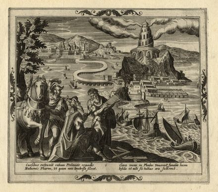  Crispijn Van de Passe de Oude  (Arnemuiden, 1564 - Utrecht, 1637) [da] : Le sette meraviglie del mondo.  - Auction Graphics & Books - Libreria Antiquaria Gonnelli - Casa d'Aste - Gonnelli Casa d'Aste