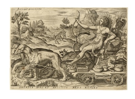  Crispin von Gröningen Paludanus  (Anversa, ) : I quattro continenti.  - Asta Grafica & Libri - Libreria Antiquaria Gonnelli - Casa d'Aste - Gonnelli Casa d'Aste