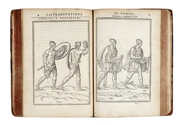  Du Choul Guillaume : Discorso della religione antica de Romani, insieme un'altro Discorso della Castramentatione, & disciplina militare, Bagni, & essercitij antichi...  Pierre Eskrich  - Asta Libri, autografi e manoscritti - Libreria Antiquaria Gonnelli - Casa d'Aste - Gonnelli Casa d'Aste