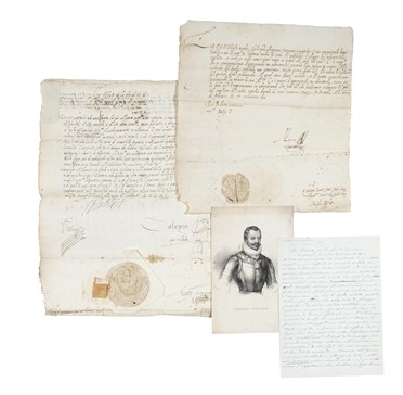  Savoia Carlo II : Pergamena con firma autografa. Storia, Storia, Diritto e Politica  - Auction Books, autographs & manuscripts - Libreria Antiquaria Gonnelli - Casa d'Aste - Gonnelli Casa d'Aste