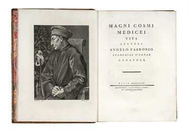  Fabroni Angelo : Magni Cosmi Medicei Vita.  - Asta Libri, autografi e manoscritti - Libreria Antiquaria Gonnelli - Casa d'Aste - Gonnelli Casa d'Aste