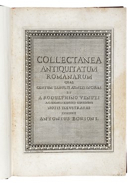  Venuti Ridolfino : Collectanea antiquitatum Romanarum quas centum tabulis aeneis incisas...  Girolamo Rossi, Giovanni Girolamo Frezza  ( - 1743)  - Asta Libri, autografi e manoscritti - Libreria Antiquaria Gonnelli - Casa d'Aste - Gonnelli Casa d'Aste