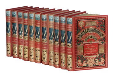  Verne Jules : Les voyages extraordinaires.  - Asta Libri, autografi e manoscritti - Libreria Antiquaria Gonnelli - Casa d'Aste - Gonnelli Casa d'Aste