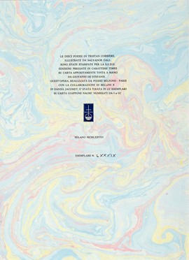  Corbière Tristan : Les Amours jaunes [...]. Dieci incisioni in nero e oro.  Salvador Dalì  (Figueres, 1904 - 1989)  - Asta Libri, autografi e manoscritti - Libreria Antiquaria Gonnelli - Casa d'Aste - Gonnelli Casa d'Aste