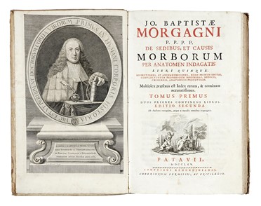  Morgagni Giovanni Battista : De sedibus, et causis morborum per anatomen indagatis... Tomus primus (-secundus).  - Asta Libri, autografi e manoscritti - Libreria Antiquaria Gonnelli - Casa d'Aste - Gonnelli Casa d'Aste