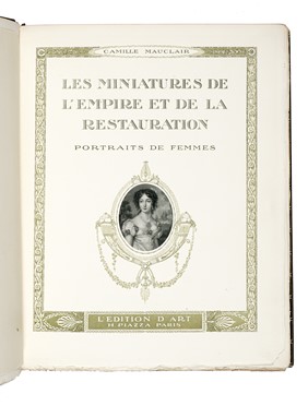  Chabert Joseph Bernard : Galerie des peintres ou Collection des portraits, biographies et dessins des peintres les plus celebres de toutes les écoles  Camille Mauclair  - Asta Libri, autografi e manoscritti - Libreria Antiquaria Gonnelli - Casa d'Aste - Gonnelli Casa d'Aste