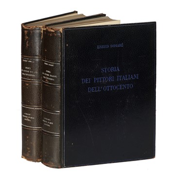  Somar Enrico : Storia dei pittori italiani dell'Ottocento.  - Asta Libri, autografi e manoscritti - Libreria Antiquaria Gonnelli - Casa d'Aste - Gonnelli Casa d'Aste