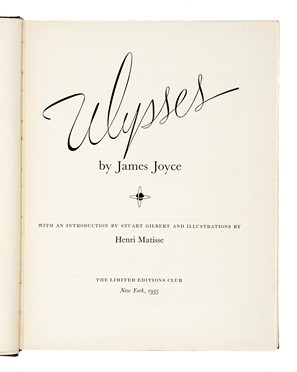  Joyce James : Ulysses [...] with an introduction by Stuart Gilbert and illustrations by Henri Matisse.  - Asta Libri, autografi e manoscritti - Libreria Antiquaria Gonnelli - Casa d'Aste - Gonnelli Casa d'Aste