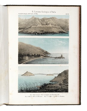  Cocchi Igino : Descrizione geologica dell'isola d'Elba per servire alla carta della medesima. Storia, Geologia - vulcani e terremoti, Storia locale, Storia, Diritto e Politica, Scienze naturali, Storia, Diritto e Politica  - Auction Books, autographs & manuscripts - Libreria Antiquaria Gonnelli - Casa d'Aste - Gonnelli Casa d'Aste