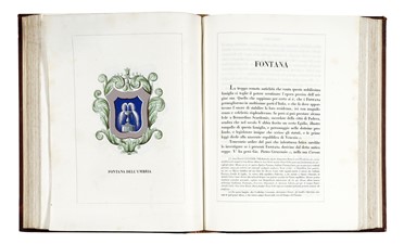  Tettoni Leone : Teatro araldico ovvero Raccolta generale delle armi ed insegne gentilizie delle più illustri e nobili casate che esisterono un tempo e che tuttora fioriscono in tutta Italia.  Francesco Saladini  - Asta Libri, autografi e manoscritti - Libreria Antiquaria Gonnelli - Casa d'Aste - Gonnelli Casa d'Aste