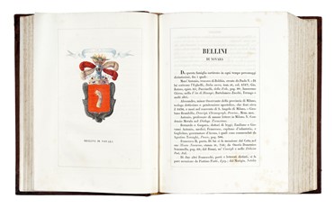  Tettoni Leone : Teatro araldico ovvero Raccolta generale delle armi ed insegne gentilizie delle più illustri e nobili casate che esisterono un tempo e che tuttora fioriscono in tutta Italia.  Francesco Saladini  - Asta Libri, autografi e manoscritti - Libreria Antiquaria Gonnelli - Casa d'Aste - Gonnelli Casa d'Aste